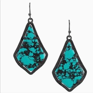 Kendra Scott Alex Teal Earrings
